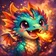 Colorful avatar icon featuring a stylized character with vibrant colors and a friendly expression