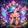A vibrant and colorful abstract avatar featuring swirling shapes and bold, expressive colors suitable for a profile picture.